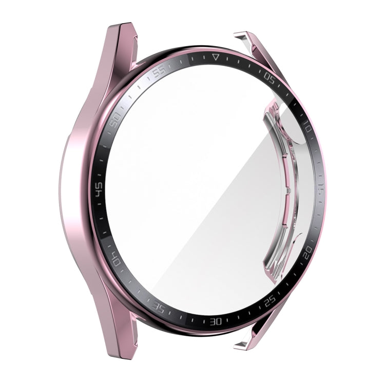 For Huawei Watch GT 3 46mm ENKAY PC Frame + Tempered Glass Protector Case With Scale