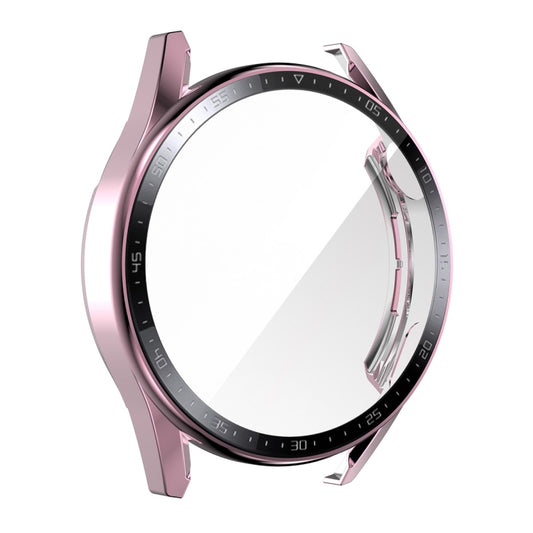 For Huawei Watch GT 3 46mm ENKAY PC Frame + Tempered Glass Protector Case With Scale