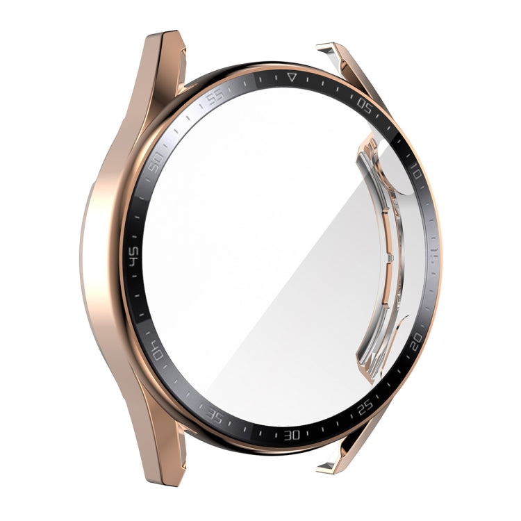 For Huawei Watch GT 3 46mm ENKAY PC Frame + Tempered Glass Protector Case With Scale