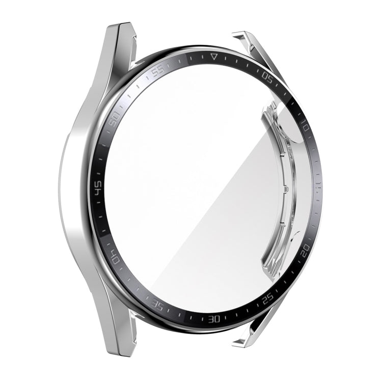 For Huawei Watch GT 3 46mm ENKAY PC Frame + Tempered Glass Protector Case With Scale