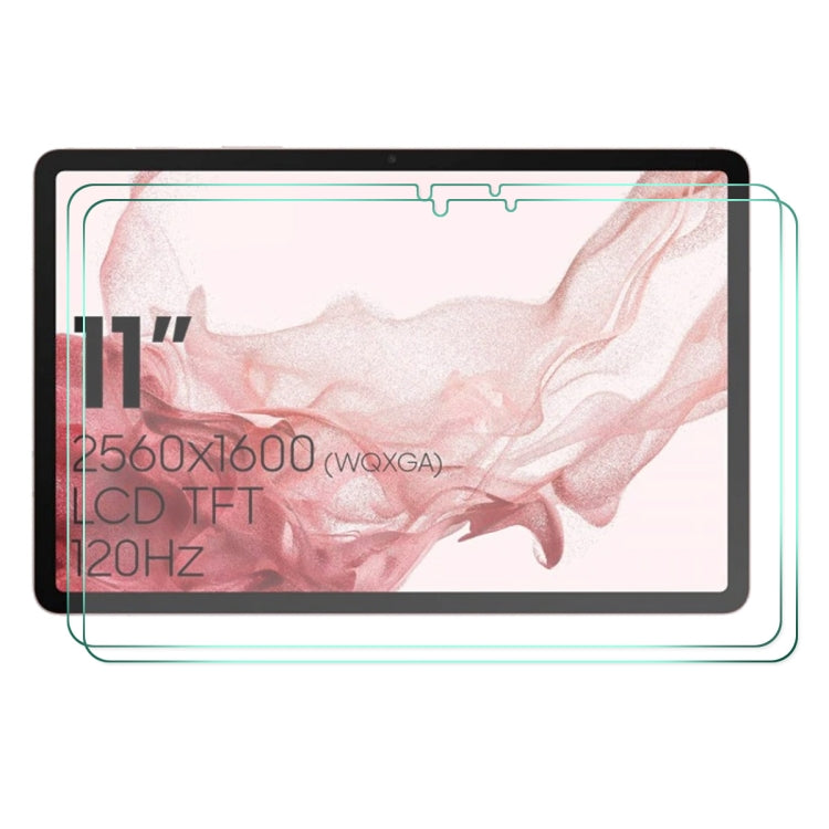 For Samsung Galaxy Tab S8 11.0 X700 / X706 ENKAY 0.33mm Explosion-proof Anti-Scratch Tempered Glass Film, 1 PCS, 2 PCS