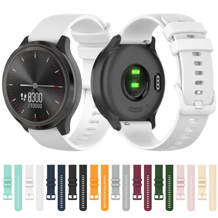 22mm Checkered Silicone Strap
