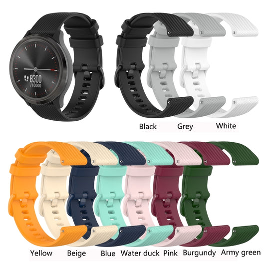 22mm Checkered Silicone Strap