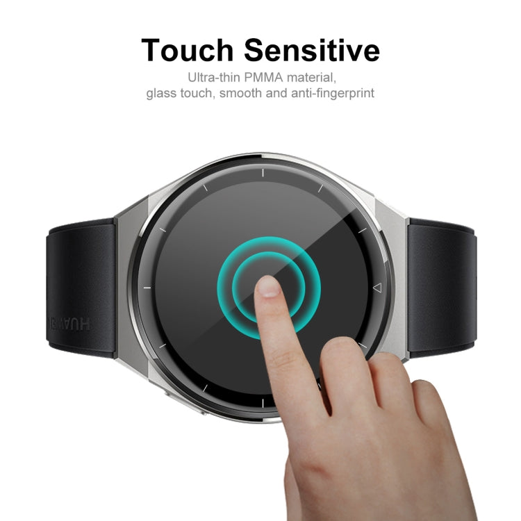 For Huawei Watch GT 3 Pro 46mm ENKAY 3D Full Coverage Soft PC Edge + PMMA HD Screen Watch Film