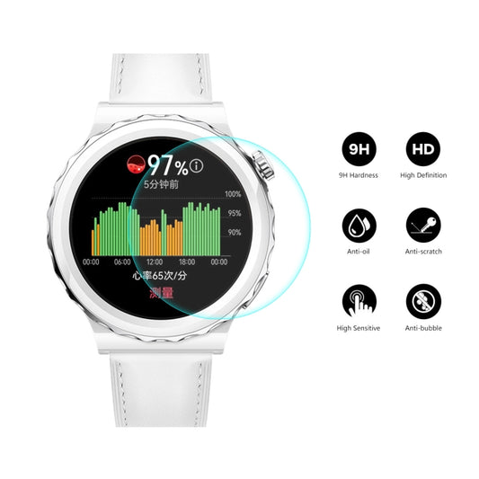 For Huawei Watch GT 3 Pro 43mm ENKAY 0.2mm 9H Tempered Glass Screen Protector Watch Film