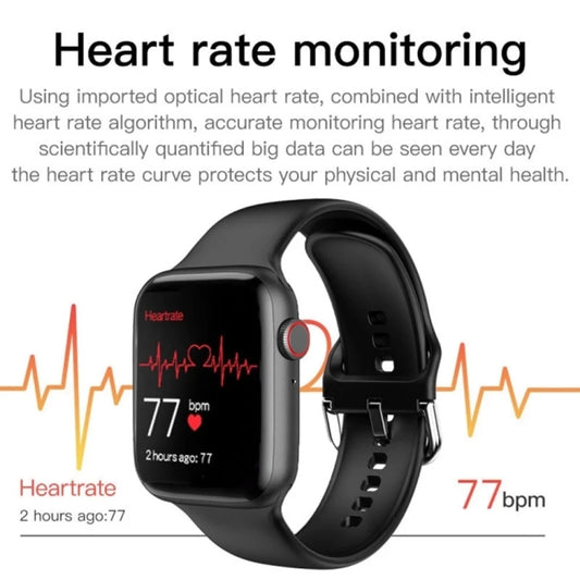 T500 Plus 1.54 inch Color Screen Smart Watch,Support Heart Rate Monitoring/Blood Pressure Monitoring