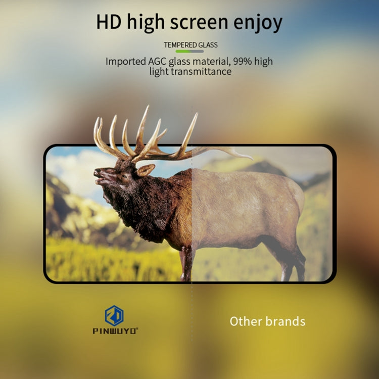 PINWUYO 9H 2.5D Full Screen Tempered Glass Film, For OPPO Reno8 Pro, For OPPO Reno8 Pro+, For vivo S15, For Sony Xperia 10 IV, For OPPO Reno8, For Realme Narzo 50 Pro
