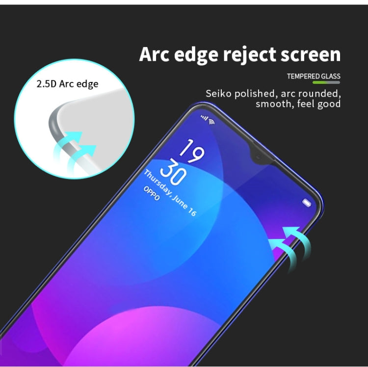 PINWUYO 9H 2.5D Full Screen Tempered Glass Film, For OPPO A77 5G, For Motorola Moto E32