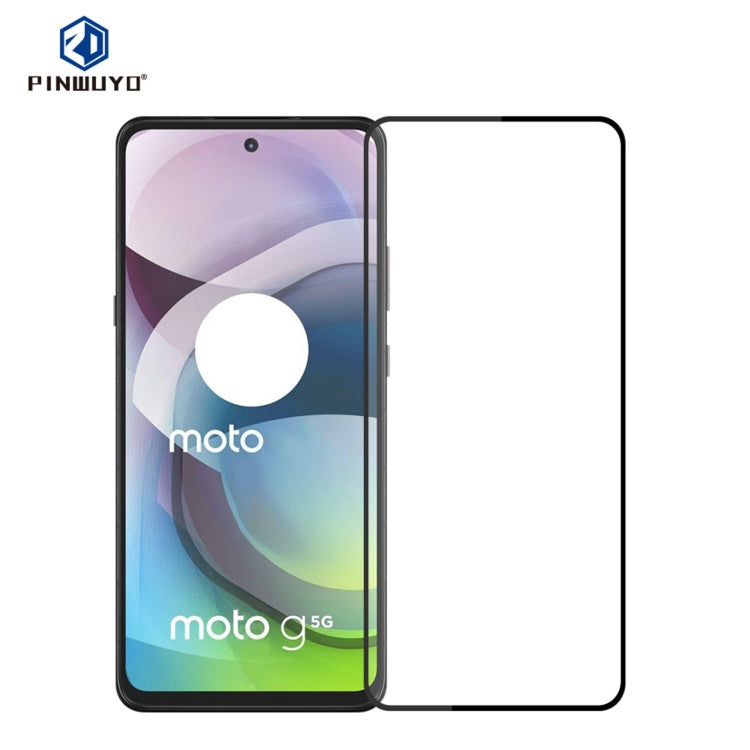 PINWUYO 9H 2.5D Full Screen Tempered Glass Film, For OPPO A77 5G, For Motorola Moto E32