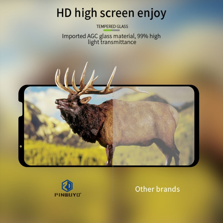 PINWUYO 9H 2.5D Full Screen Tempered Glass Film, For Asus Rog Phone 6 / Rog Phone 6 Pro, For OPPO Reno7 A, For ZTE Nubia Red Magic 7S Pro, For HTC Desire 22 Pro