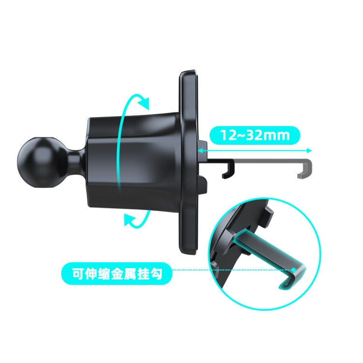 A190+X158 Car Phone Holder Air Vent Mini Hook Mount Phone Holder, A190+X158