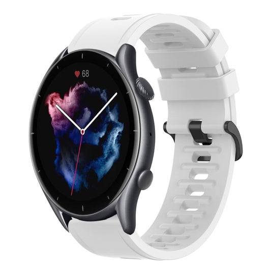 20mm Solid Color Soft Silicone Watch Band