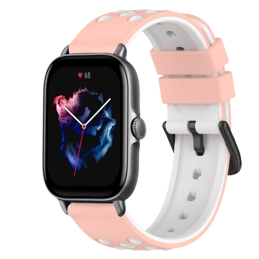 22mm Two-Color Silicone Watch Band