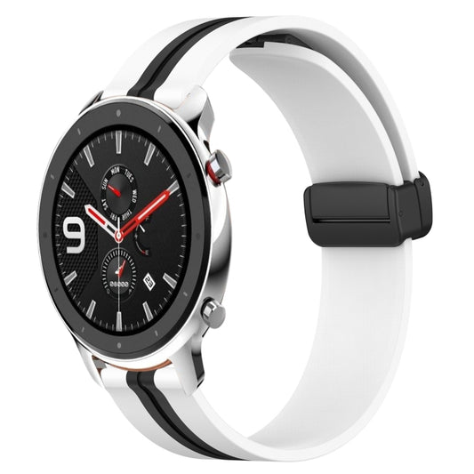 22mm Folding Magnetic Clasp Silicone Watch Band