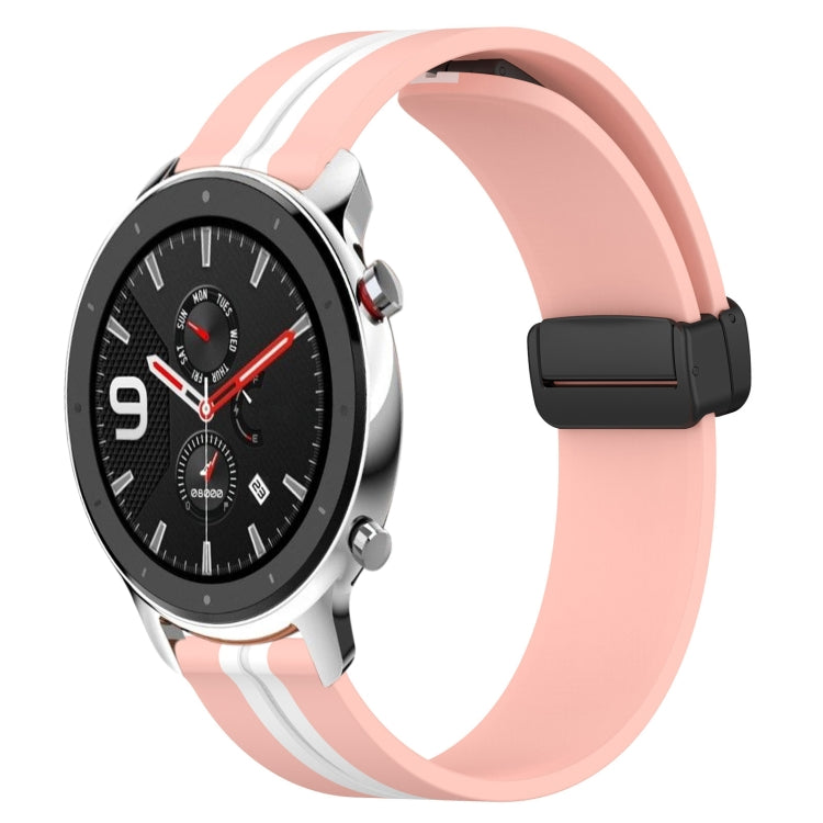 22mm Folding Magnetic Clasp Silicone Watch Band