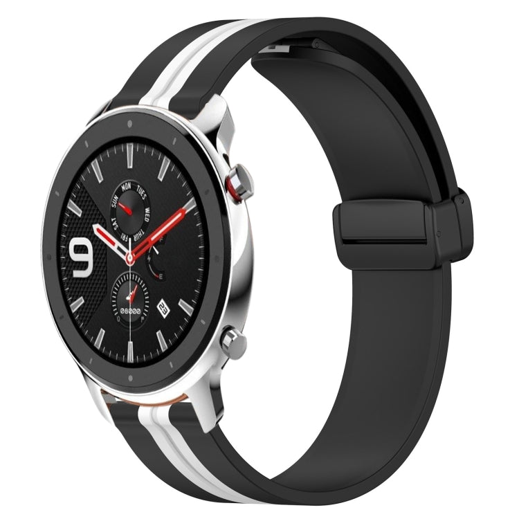 22mm Folding Magnetic Clasp Silicone Watch Band