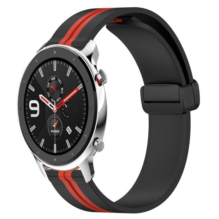 22mm Folding Magnetic Clasp Silicone Watch Band