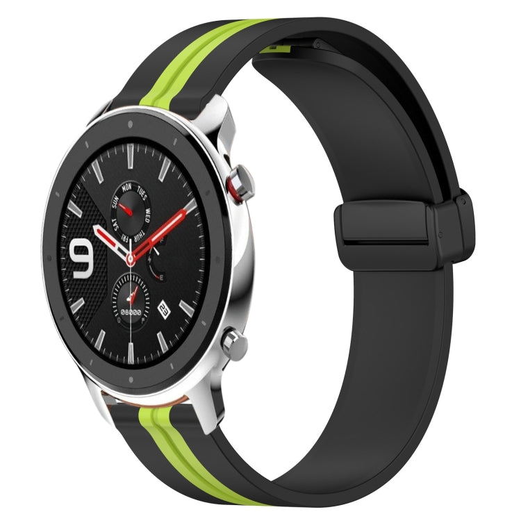 22mm Folding Magnetic Clasp Silicone Watch Band