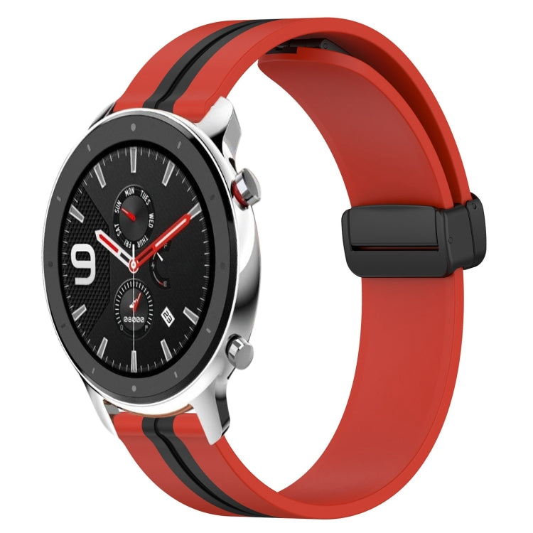 22mm Folding Magnetic Clasp Silicone Watch Band