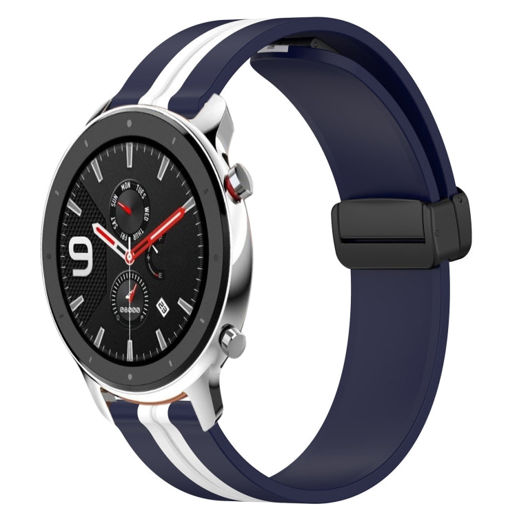 22mm Folding Magnetic Clasp Silicone Watch Band