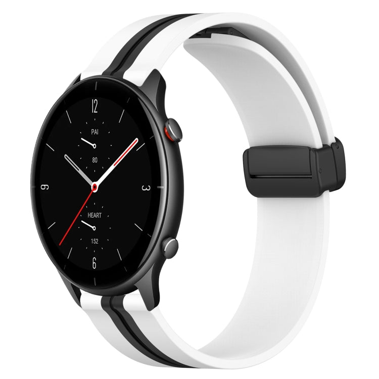 22mm Folding Magnetic Clasp Silicone Watch Band