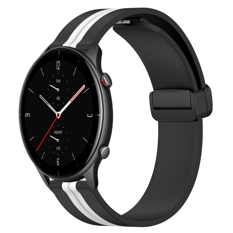22mm Folding Magnetic Clasp Silicone Watch Band