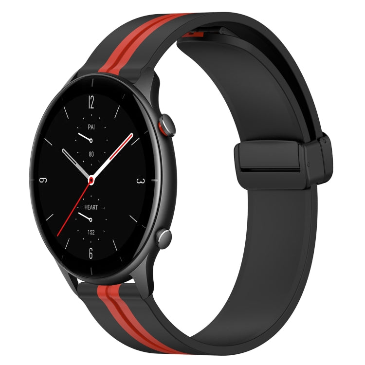 22mm Folding Magnetic Clasp Silicone Watch Band