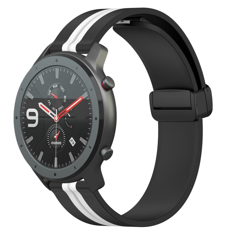 22mm Folding Magnetic Clasp Silicone Watch Band