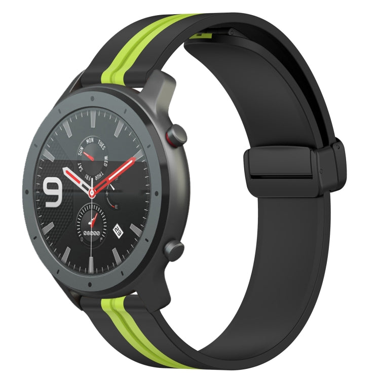 22mm Folding Magnetic Clasp Silicone Watch Band