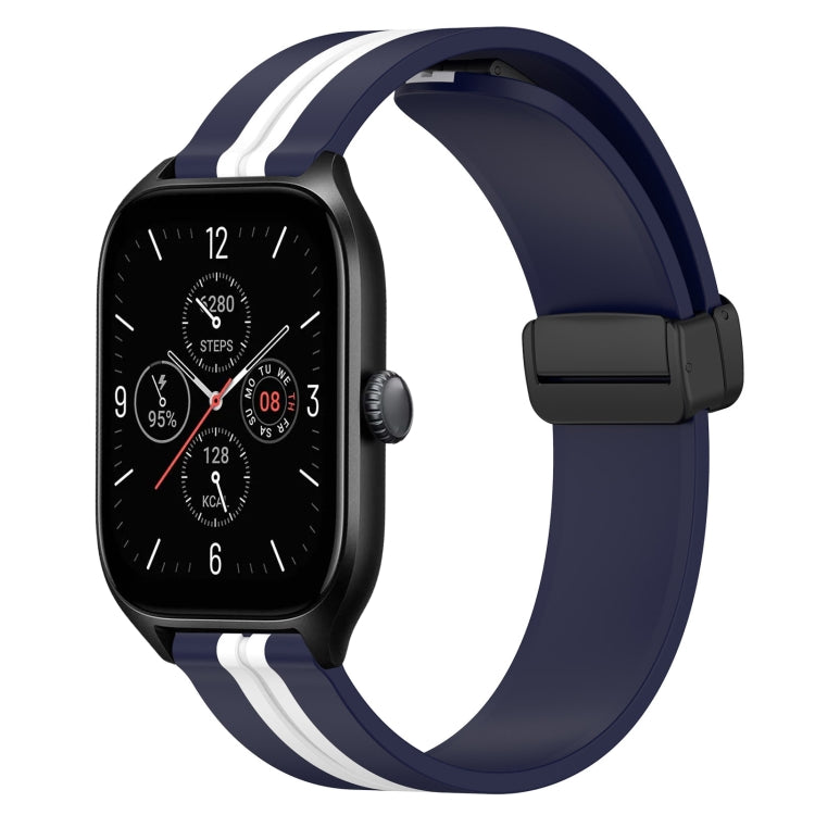 20mm Folding Magnetic Clasp Silicone Watch Band