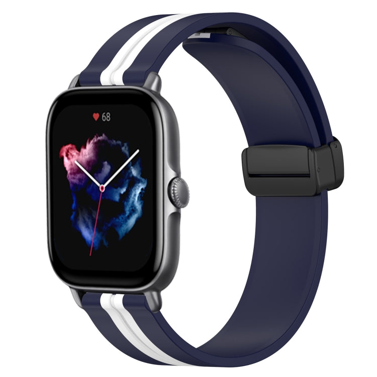 20mm Folding Magnetic Clasp Silicone Watch Band