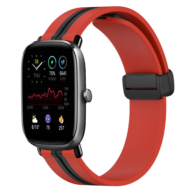 20mm Folding Magnetic Clasp Silicone Watch Band