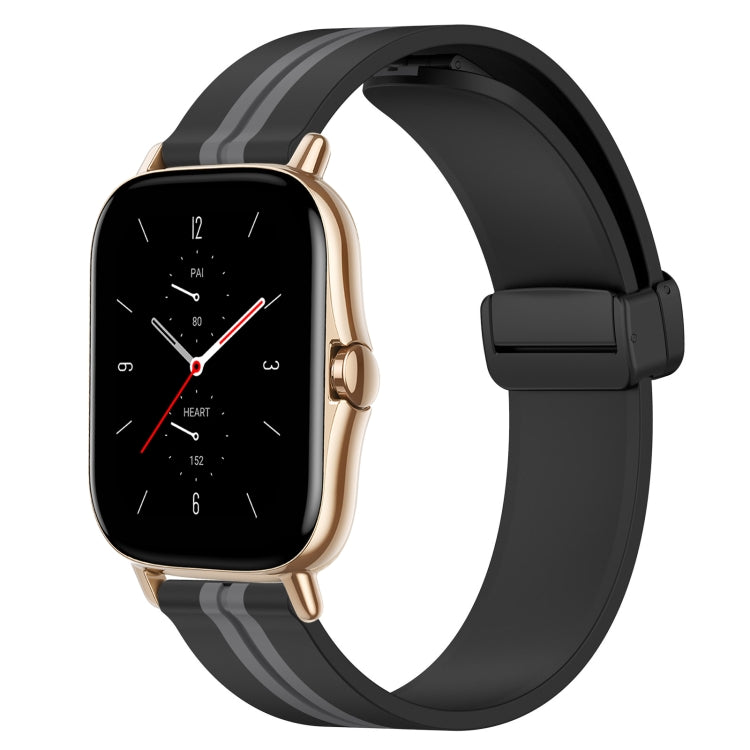 20mm Folding Magnetic Clasp Silicone Watch Band