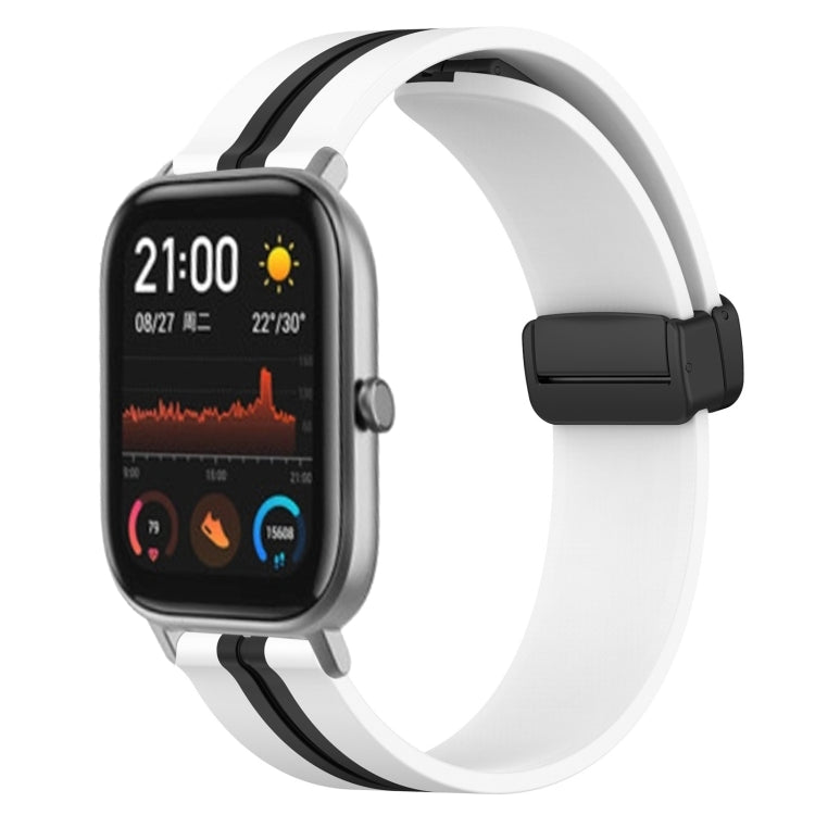 20mm Folding Magnetic Clasp Silicone Watch Band