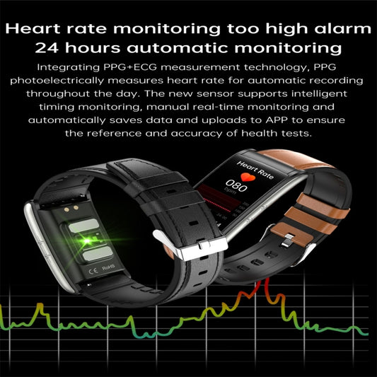 E600 1.47 inch Color Screen Smart Watch Support Heart Rate Monitoring / Blood Pressure Monitoring
