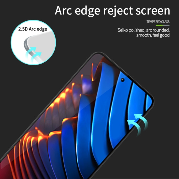 PINWUYO 9H 2.5D Full Screen Tempered Glass Film, For Xiaomi Poco X5, For vivo iQOO Neo7 Racing, For OPPO Reno8 T 4G