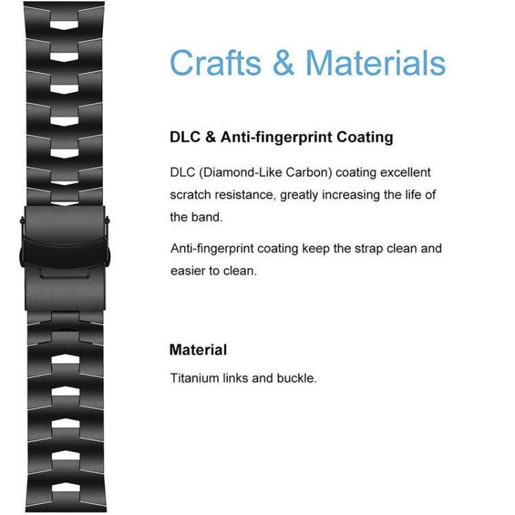 22mm Titanium Alloy Watch Band