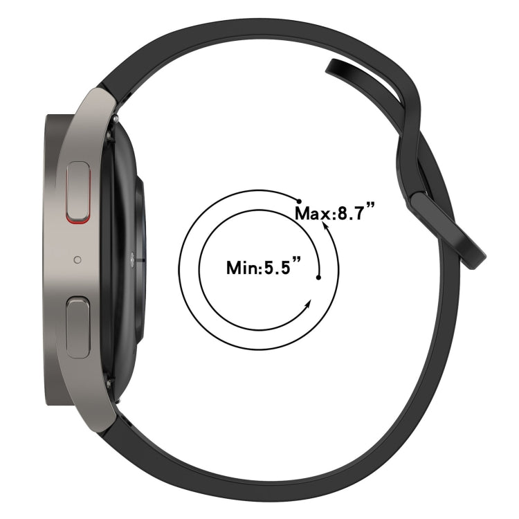 22mm  Loop Silicone Watch Band