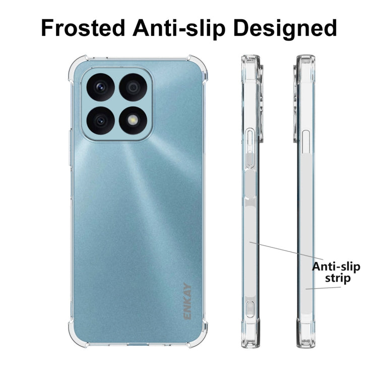 For Honor X8A 4G Global ENKAY Hat-Prince Clear TPU Shockproof Phone Case, For Honor X8A 4G Global