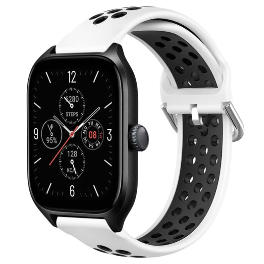 20mm Perforated Breathable Sports Silicone Watch Band