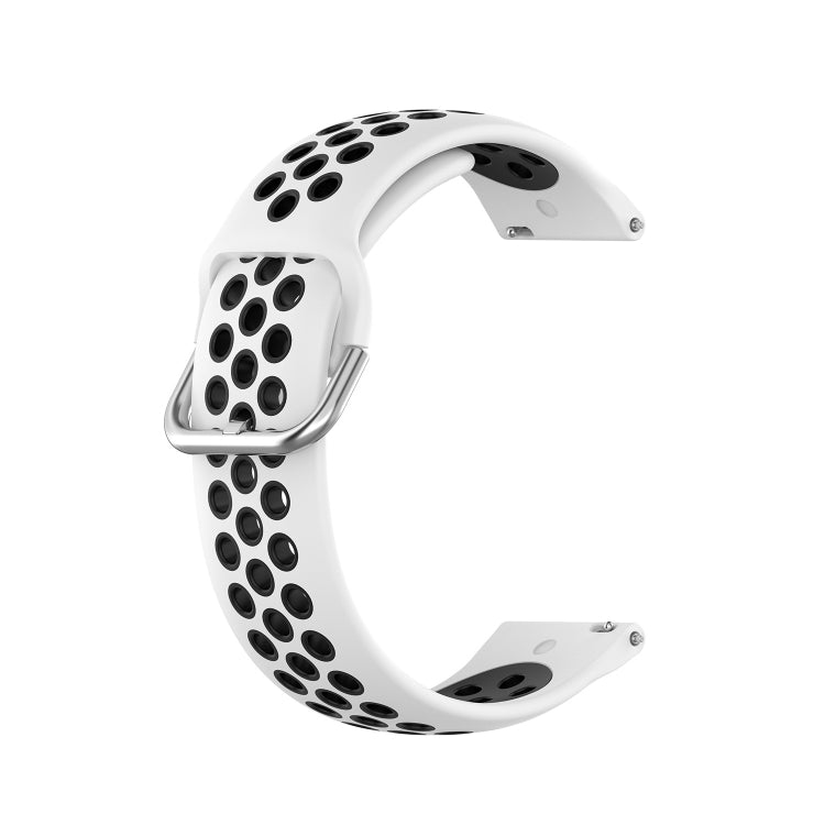 20mm Perforated Breathable Sports Silicone Watch Band