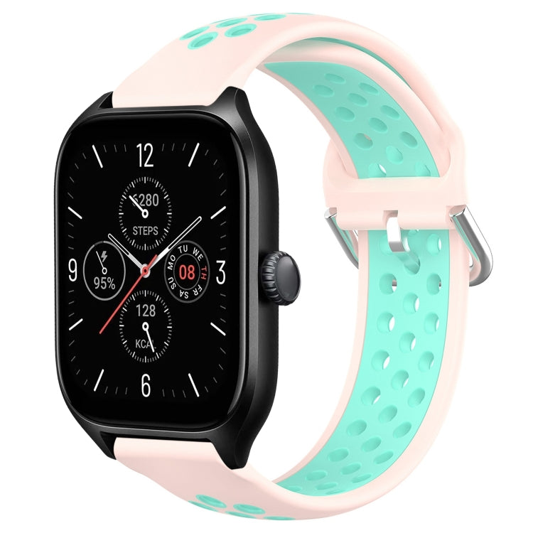 20mm Perforated Breathable Sports Silicone Watch Band