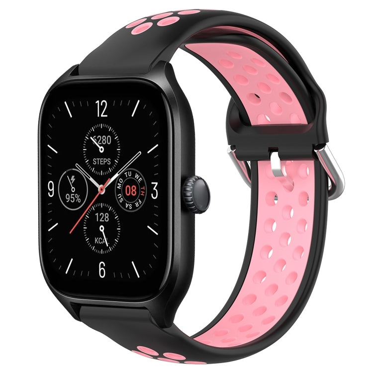 20mm Perforated Breathable Sports Silicone Watch Band