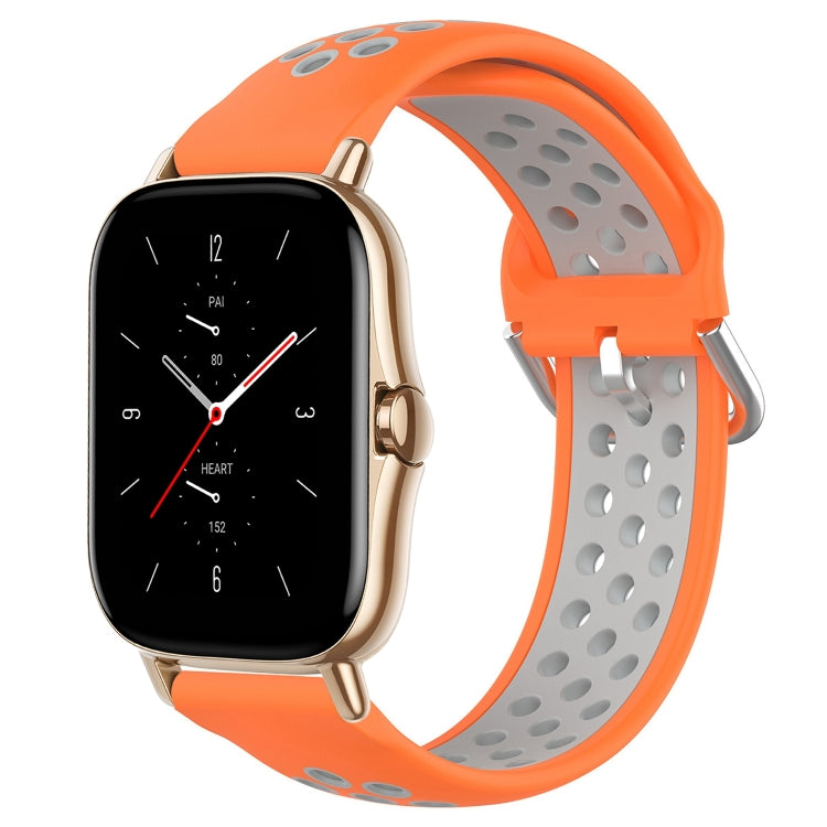 20mm Perforated Breathable Sports Silicone Watch Band