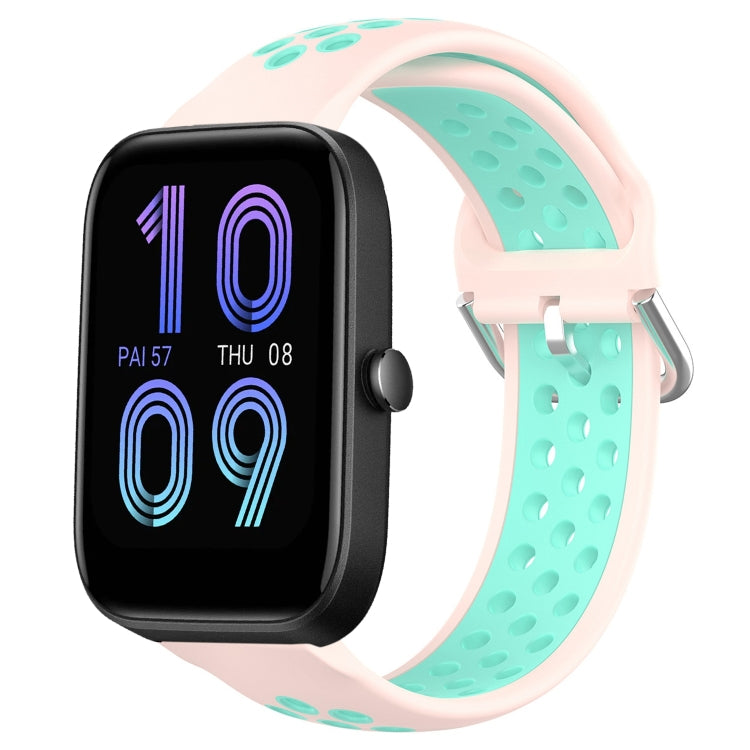 20mm Perforated Breathable Sports Silicone Watch Band