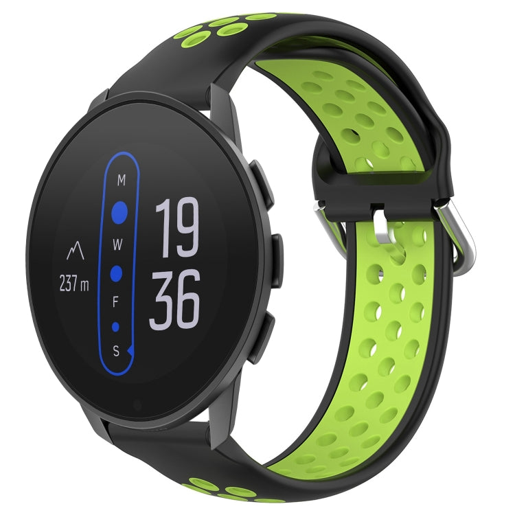 22mm Perforated Breathable Sports Silicone Watch Band