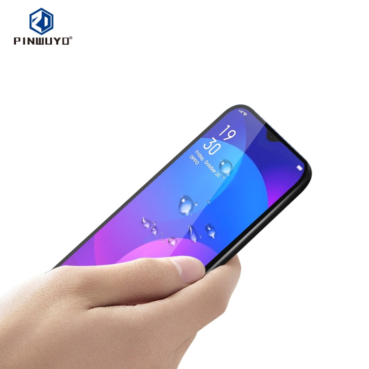PINWUYO 9H 2.5D Full Glue Tempered Glass Film, For OPPO F11/A9, for OPPO Reno 10X, For  OPPO Reno