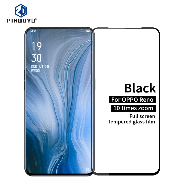 PINWUYO 9H 2.5D Full Glue Tempered Glass Film, For OPPO F11/A9, for OPPO Reno 10X, For  OPPO Reno