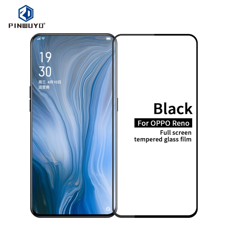 PINWUYO 9H 2.5D Full Glue Tempered Glass Film, For OPPO F11/A9, for OPPO Reno 10X, For  OPPO Reno