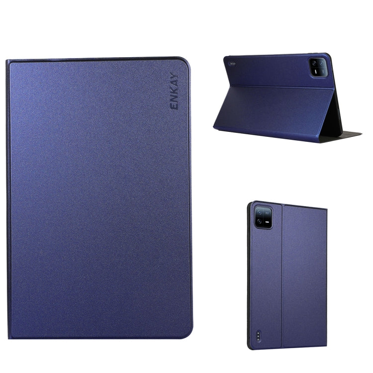 For Xiaomi Pad 6 / Pad 6 Pro ENKAY Leather Stand Smart Tablet Case